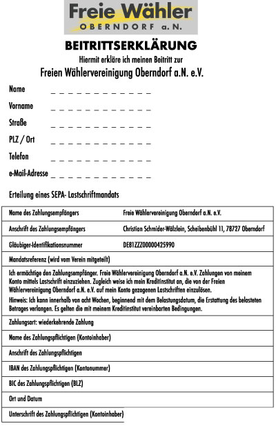 Beitrittserklaerung FWO